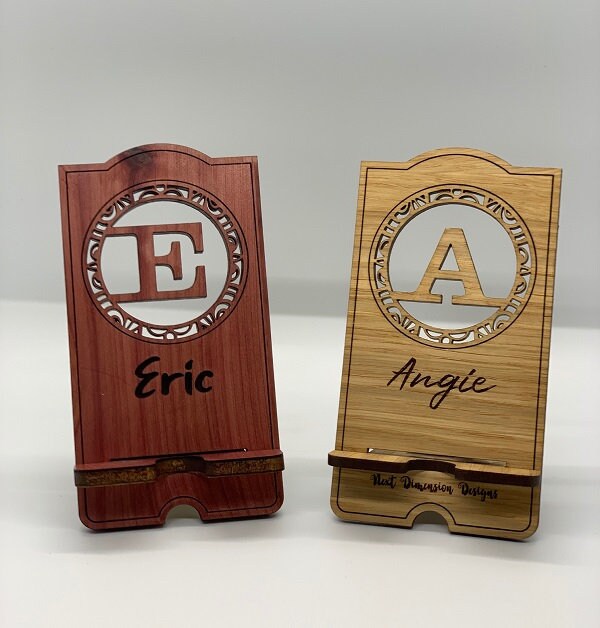 Personalized Cell Phone Stand, Cell Phone Holder, iPhone Stand, iPhone Holder, Stocking Stuffer, Christmas Gift, Corporate Gift, Employee