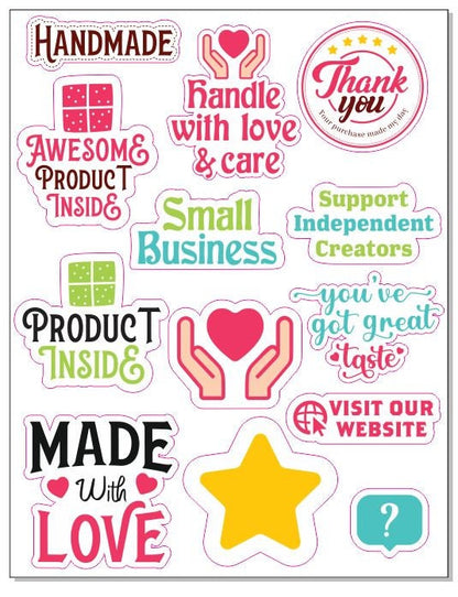 Custom Vinyl Stickers | Vinyl Mail Stickers | Vinyl Packaging Stickers | Vinyl Business Logo Stickers | Custom Stickers | Mix and Match!