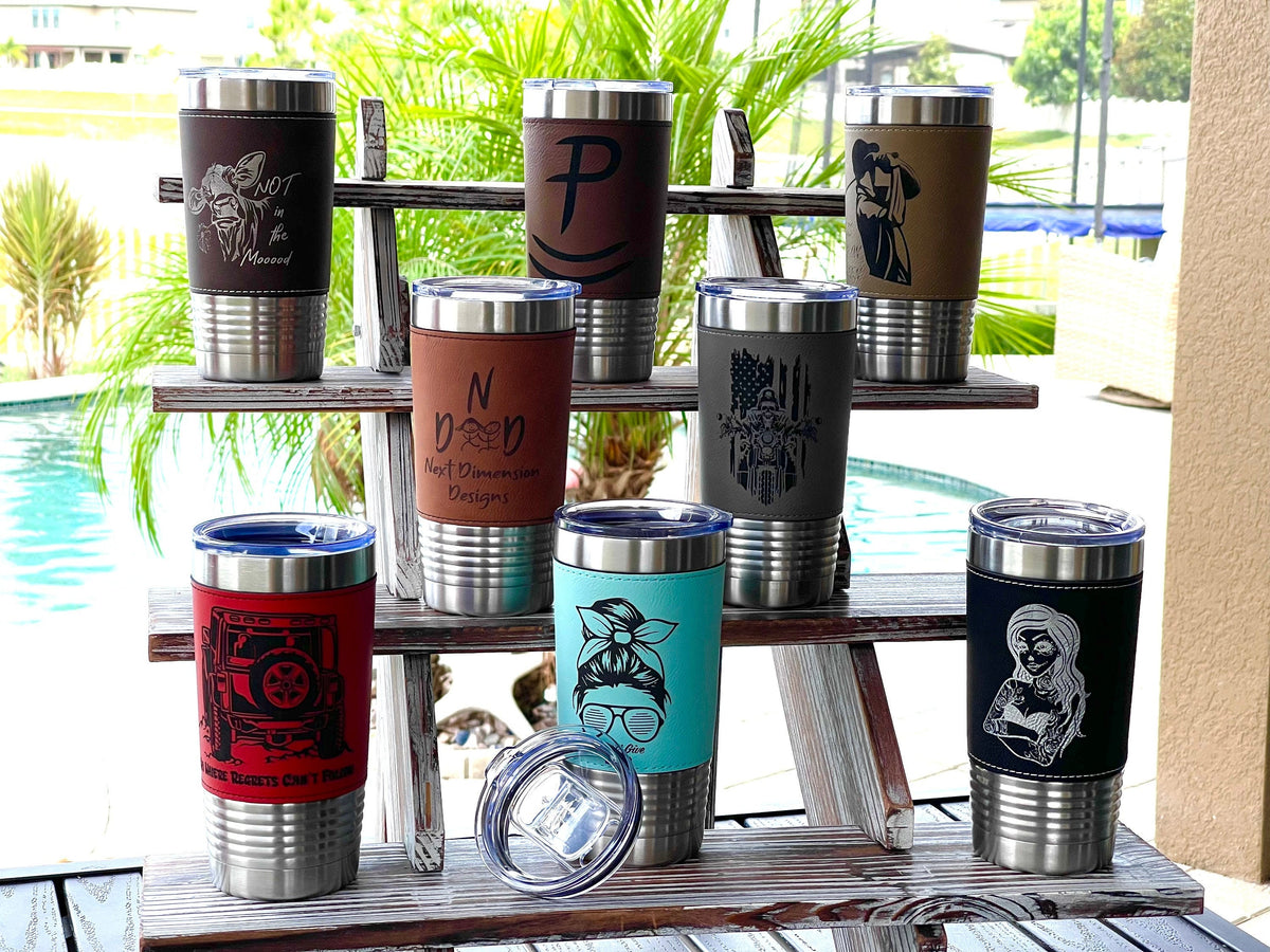 Personalized Tumbler, Corporate Gift, Custom Tumbler Cup, Free Engraving, Groomsman Gift, Housewarming, Christmas Gift, Stocking Stuffer