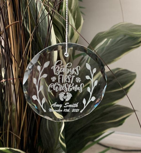 Crystal Christmas Ornament