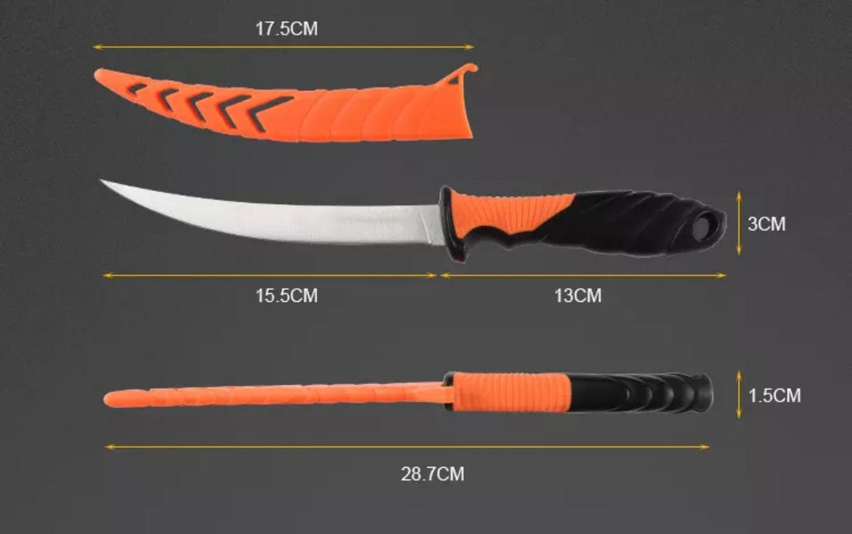 Fillet Fishing Knife, Personalized Knife, Fishing Gifts, BBQ Knife, Gift for Him, Gift for Her, Fishing Knife with Sheath, Dad Gift, Fishing