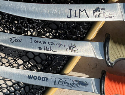Fillet Fishing Knife, Personalized Knife, Fishing Gifts, BBQ Knife, Gift for Him, Gift for Her, Fishing Knife with Sheath, Dad Gift, Fishing