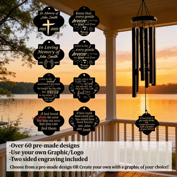 Personalized Memorial Wind Chimes