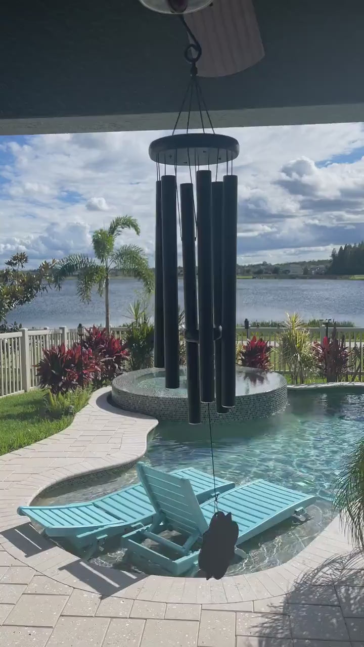 Retirement Wind Chimes, Wedding Love Wind Chimes, Beach Wind Chimes, House Warming Wind Chimes, Fully Customizable Personalized, 32"/35"