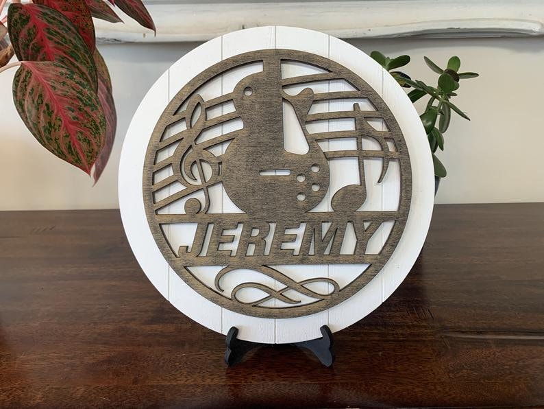 Personalized Wall Art Home Décor Themed All Natural Wood (No Stain) Just Sealed Round Signs **Orders over 35.00 ships for free!**