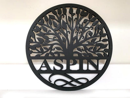 Personalized Wall Art Home Décor Themed All Natural Wood (No Stain) Just Sealed Round Signs **Orders over 35.00 ships for free!**