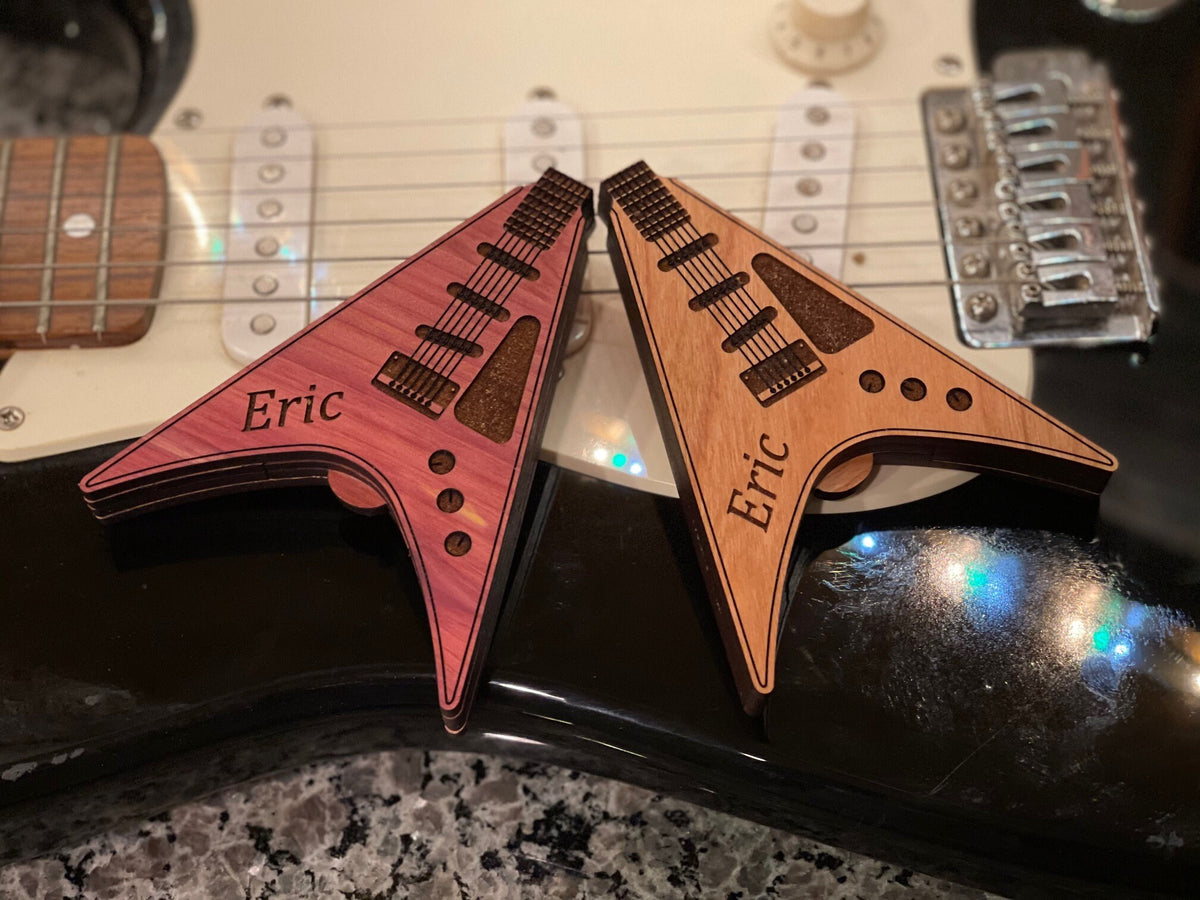 Guitar Pick Holder, Pick Case, Guitar Gift, Guitar Pick Box, Guitar Accessory, Stocking Stuffer, Christmas Gift, Musician Gift, Accessory