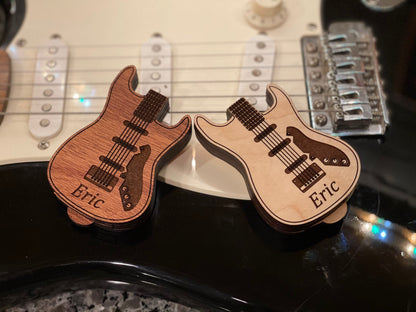 Guitar Pick Holder, Guitar Pick Case, Free Engraving, Custom Guitar Pick Holder, Valantines Day Gift, Father's Day Gift, Mother's Day Gift
