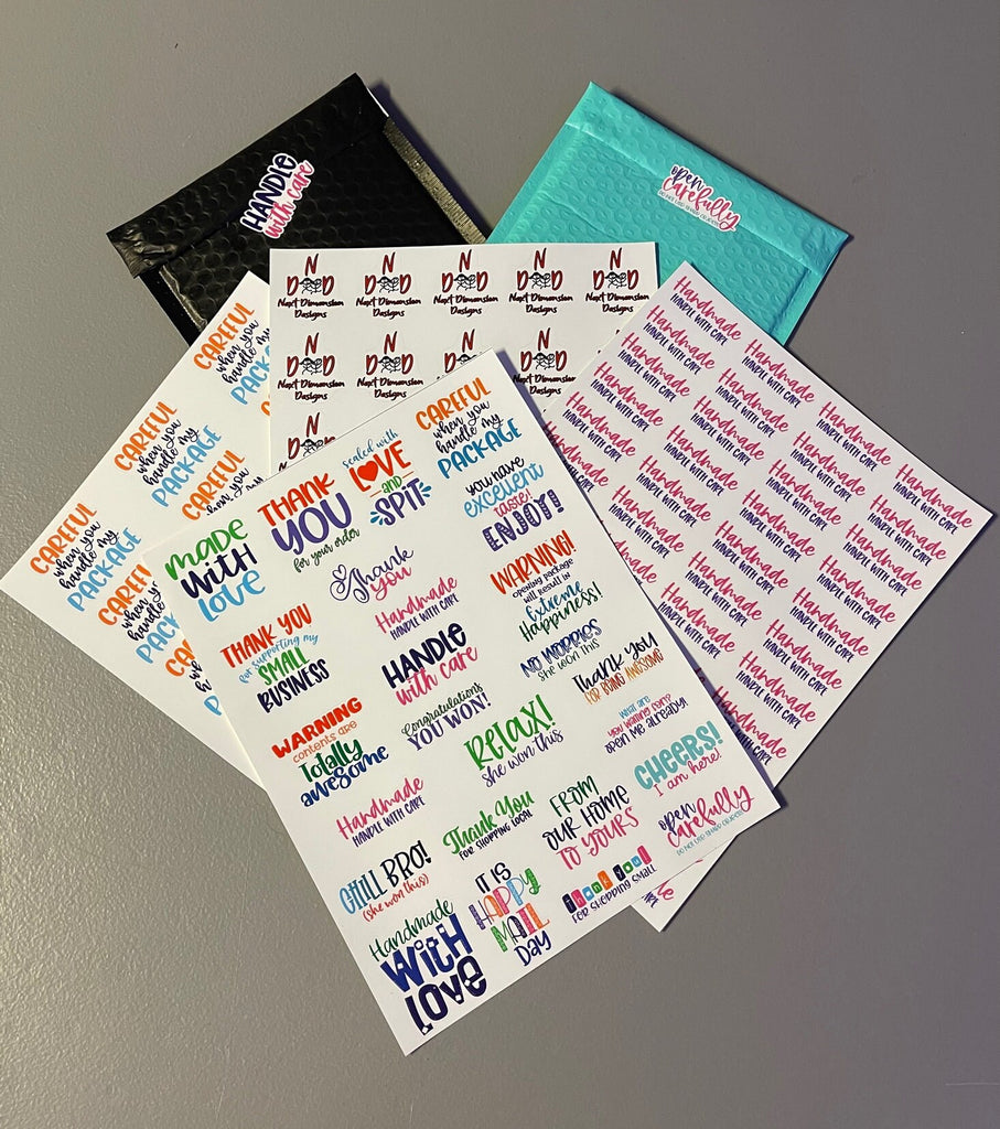 Custom Vinyl Stickers | Vinyl Mail Stickers | Vinyl Packaging Stickers | Vinyl Business Logo Stickers | Custom Stickers | Mix and Match!