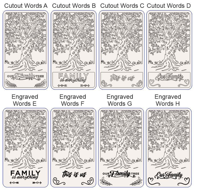 Personalized Family Tree, Family Tree Sign, Wall Art, Custom Family Tree, Valentines Day Gift, Father's Day Gift, Mother's Day Gift