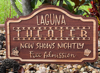 Create your own Wood Sign, Customized Wooden Signs, Custom Sign, Wall Art, Roughly 19" x 13" - Wall Décor - Home, Garage, Theater