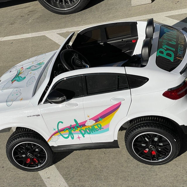 Color / Design Coordinated Custom Car and Truck Decals, Custom Decals, Golf Cart Decals, Designing Included, Oracal Vinyl/UV Eco-Solvent Ink