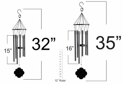 Wind Chime Memorial, Wind Chime Outdoor, UV Printed Wind Chime, Photo Wind Chime, Personalized Wind Chime, Memorial Wind Chime With Picture