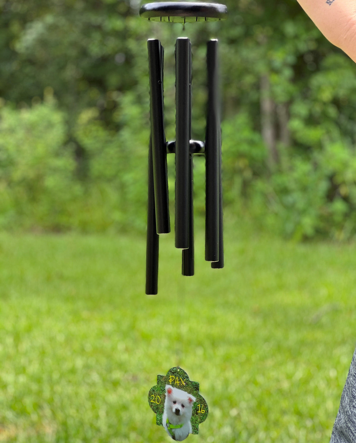 Wind Chime Memorial, Wind Chime Outdoor, UV Printed Wind Chime, Photo Wind Chime, Personalized Wind Chime, Memorial Wind Chime With Picture