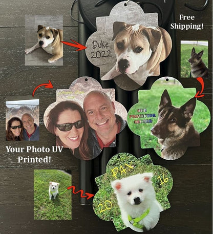 Wind Chime Memorial, Wind Chime Outdoor, UV Printed Wind Chime, Photo Wind Chime, Personalized Wind Chime, Memorial Wind Chime With Picture