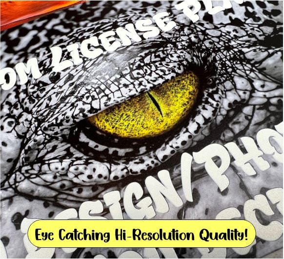 Custom License Plates, Personalized License Plates, Car Tag, Front License Plates, Photo License Plates, Pet Photo, Vanity License Plates